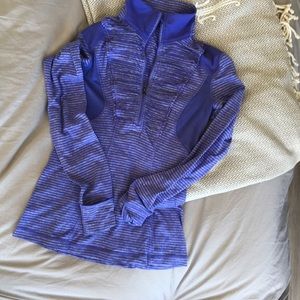 Lululemon purple Running half zip pullover